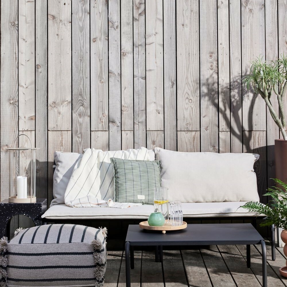 OYOY Kyoto永續系列 - 方形坐墊 / 橄欖綠