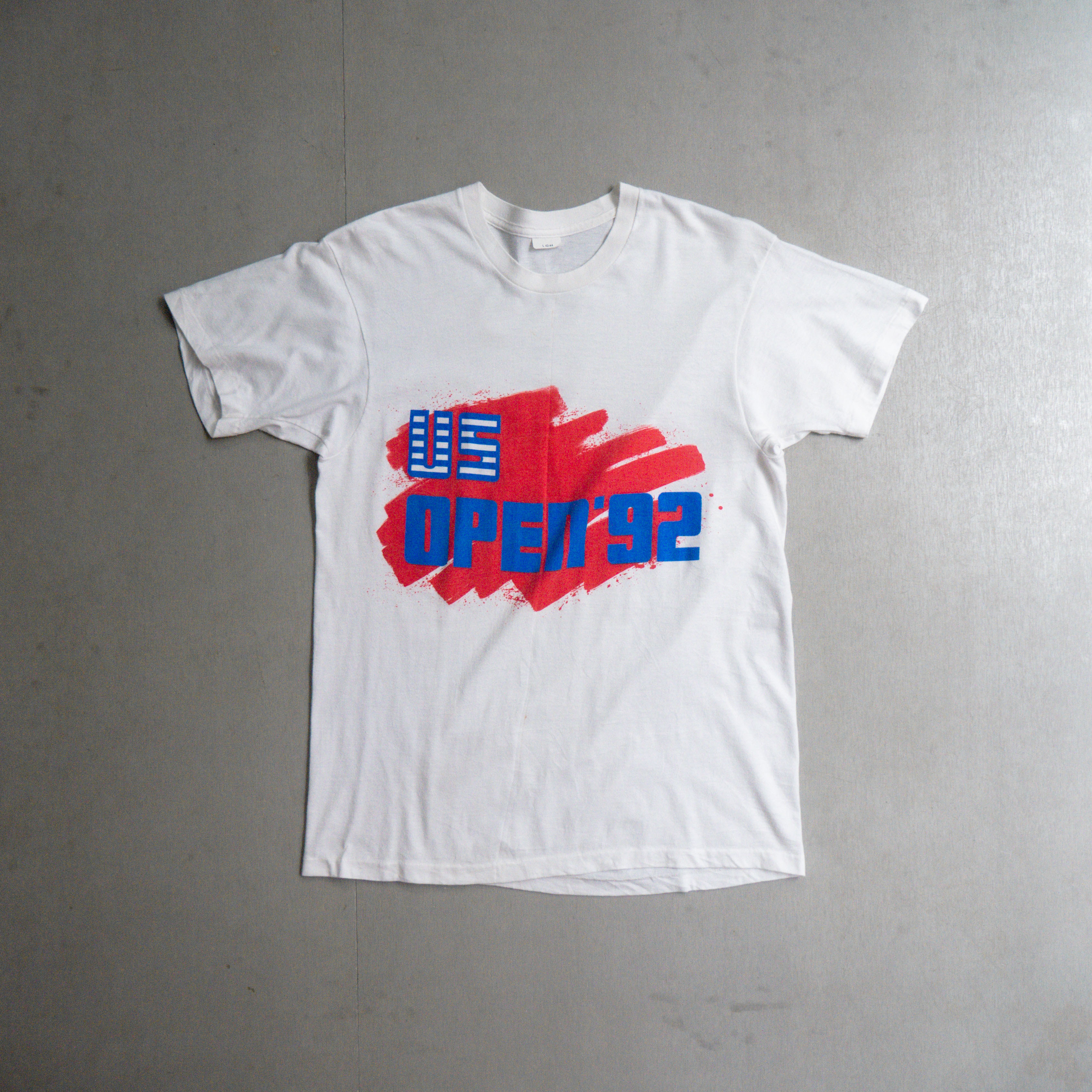 90s VINTAGE US OPEN TEE 美國 網球 公開賽 白色 短袖 T恤