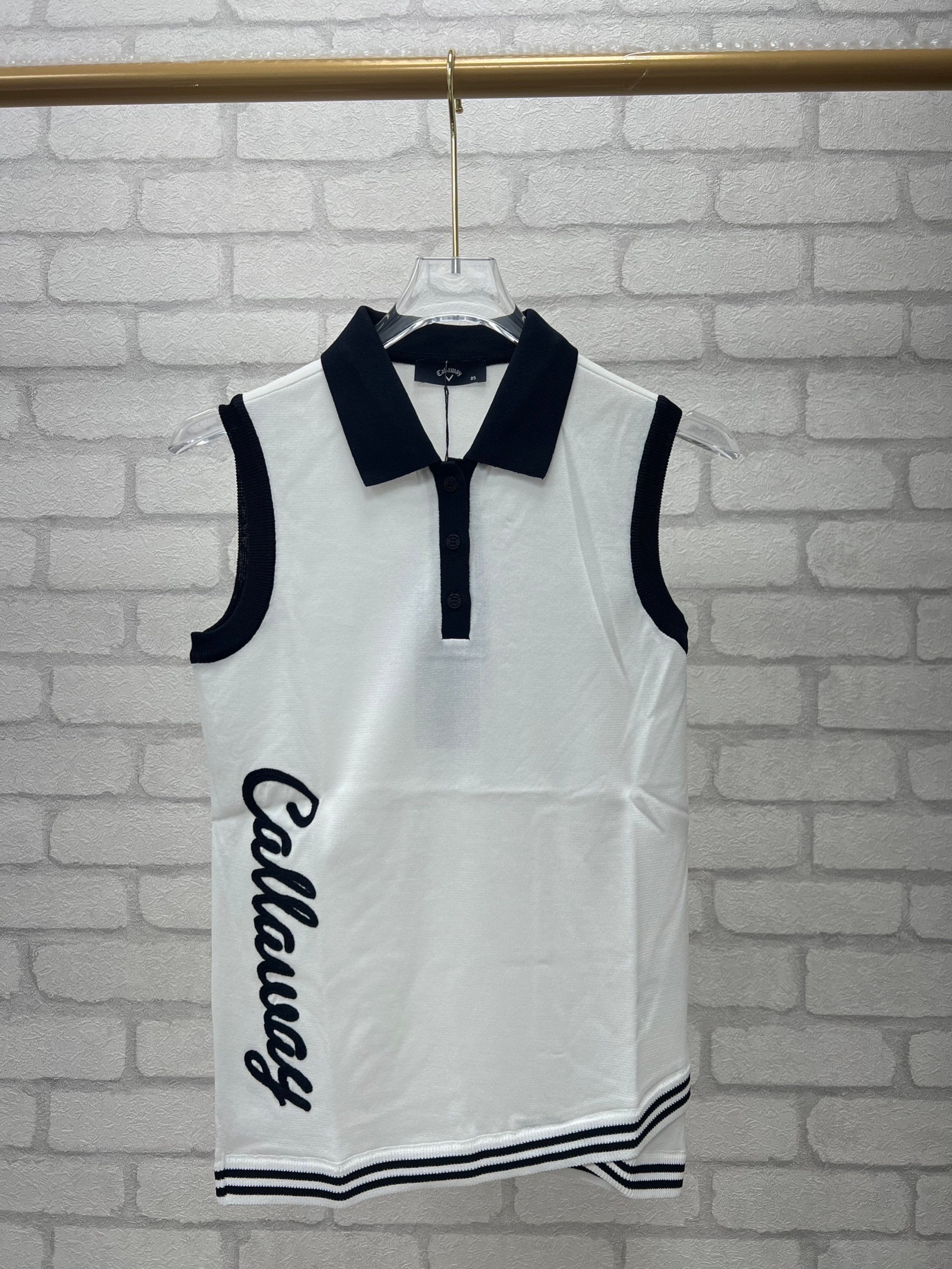 【現貨】零碼出清拍賣3折起 高爾夫球印花標誌無袖針織/全球高球時尚知名品牌Callaway GLOF