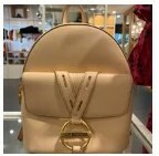 [S] LOVE MOSCHINO ZAINETTO CON LOGO PATCH BACKPACK,BEIGE, 8051042320061 (SLM157)