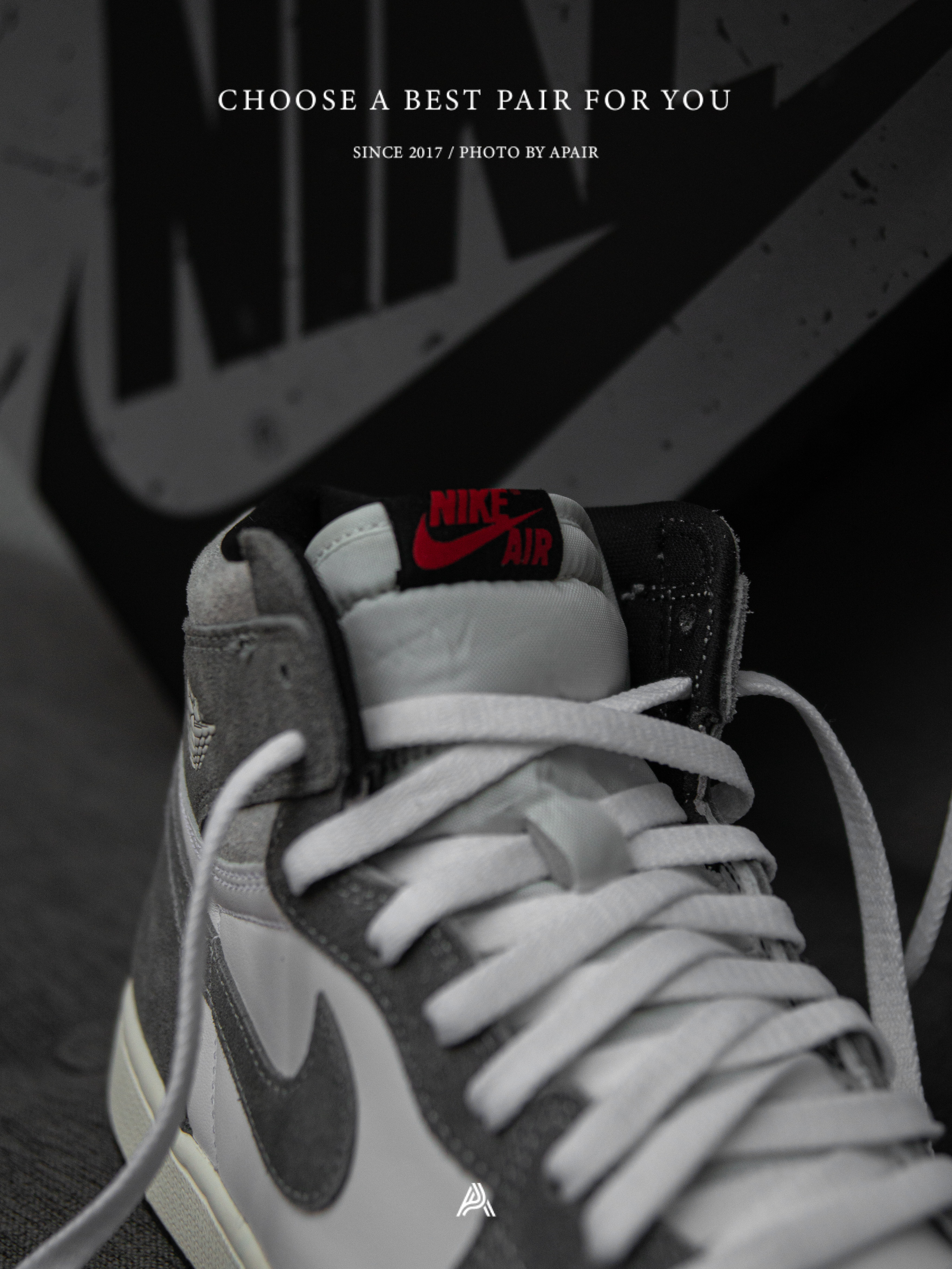 【APAIR】 Air Jordan 1 水洗灰Smoke Grey DZ5485-051