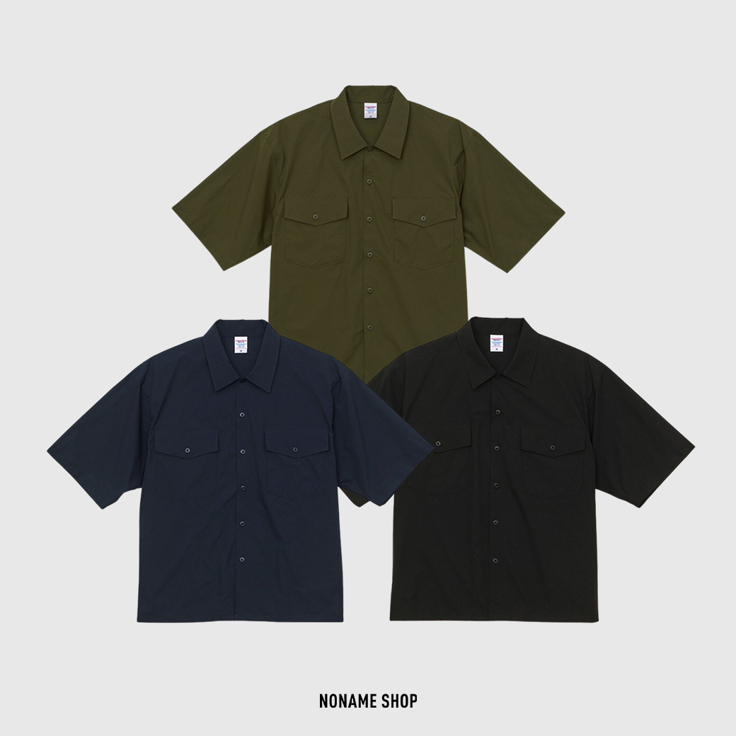 UNITED ATHLE UA 1801 防撕裂 落肩 襯衫 三色 (男款)