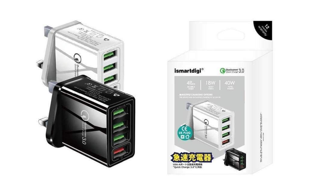 Ismartdigi 4A-QC-40W Fast Charger