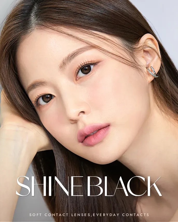 [日拋] O-LENS 1 Day SHINE Black 日拋彩妝隱形眼鏡｜每盒20片
