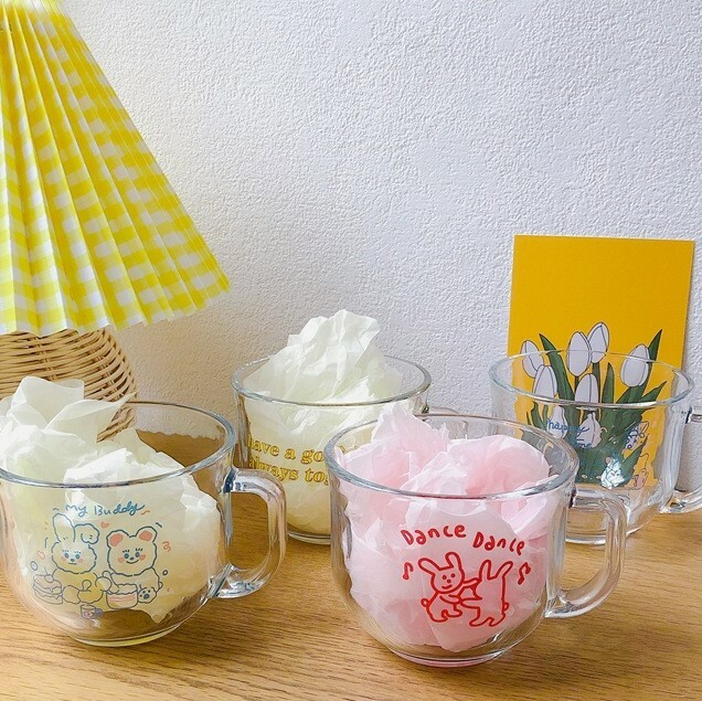 《2425》少女小熊兔兔燕麥杯480ml