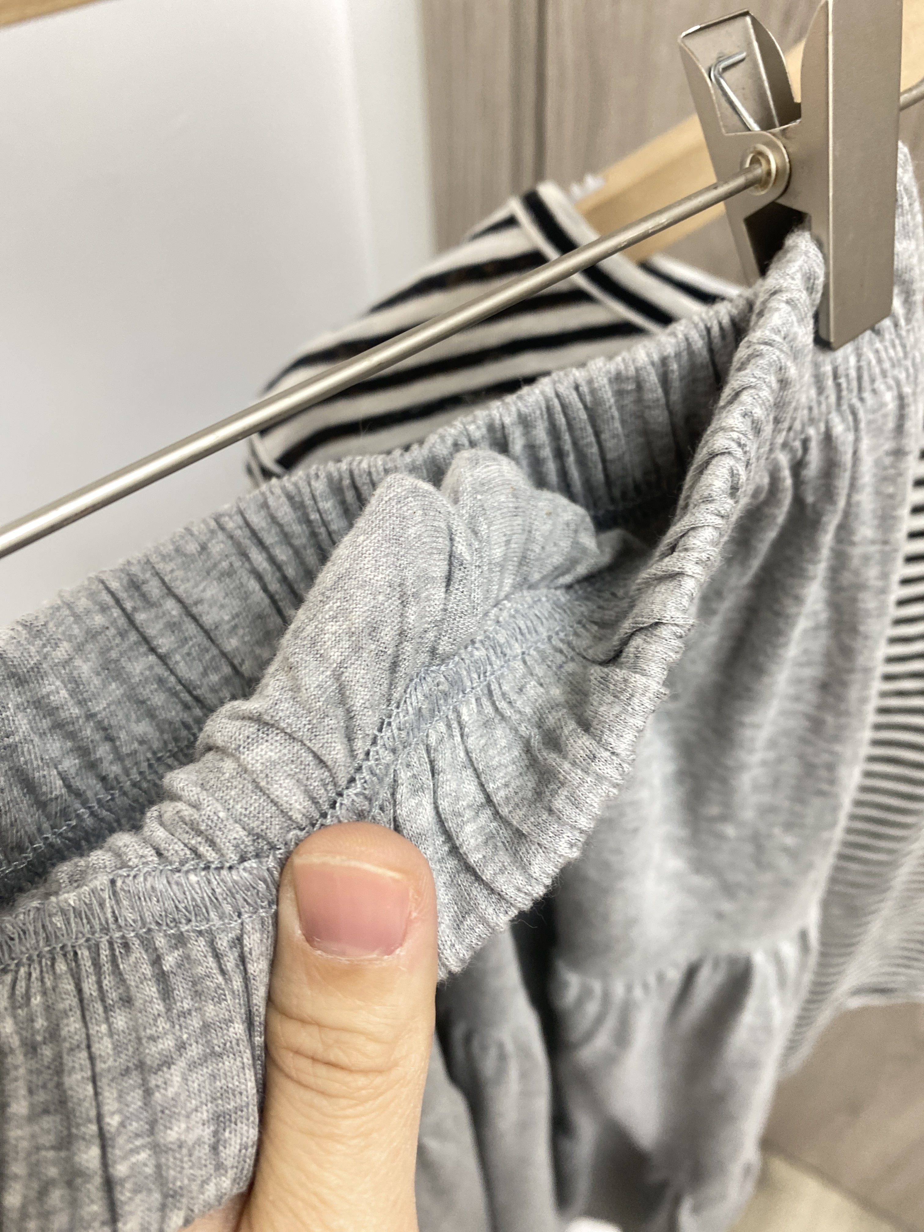 現貨套裝 間紋上衣連長裙套