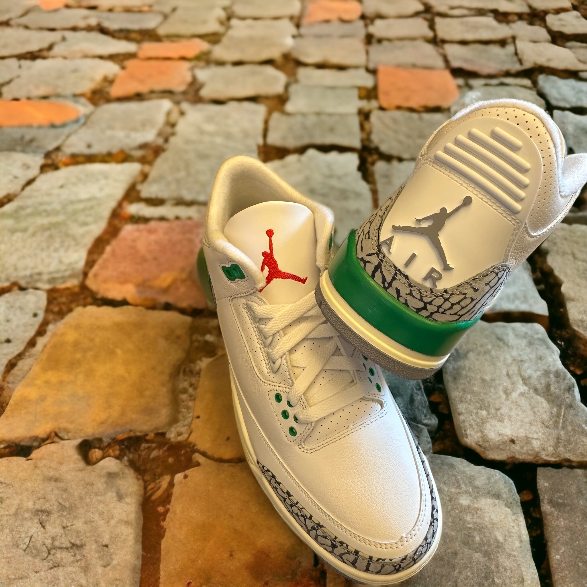 Air Jordan 3 WMNS White Lucky Green CK9246-136