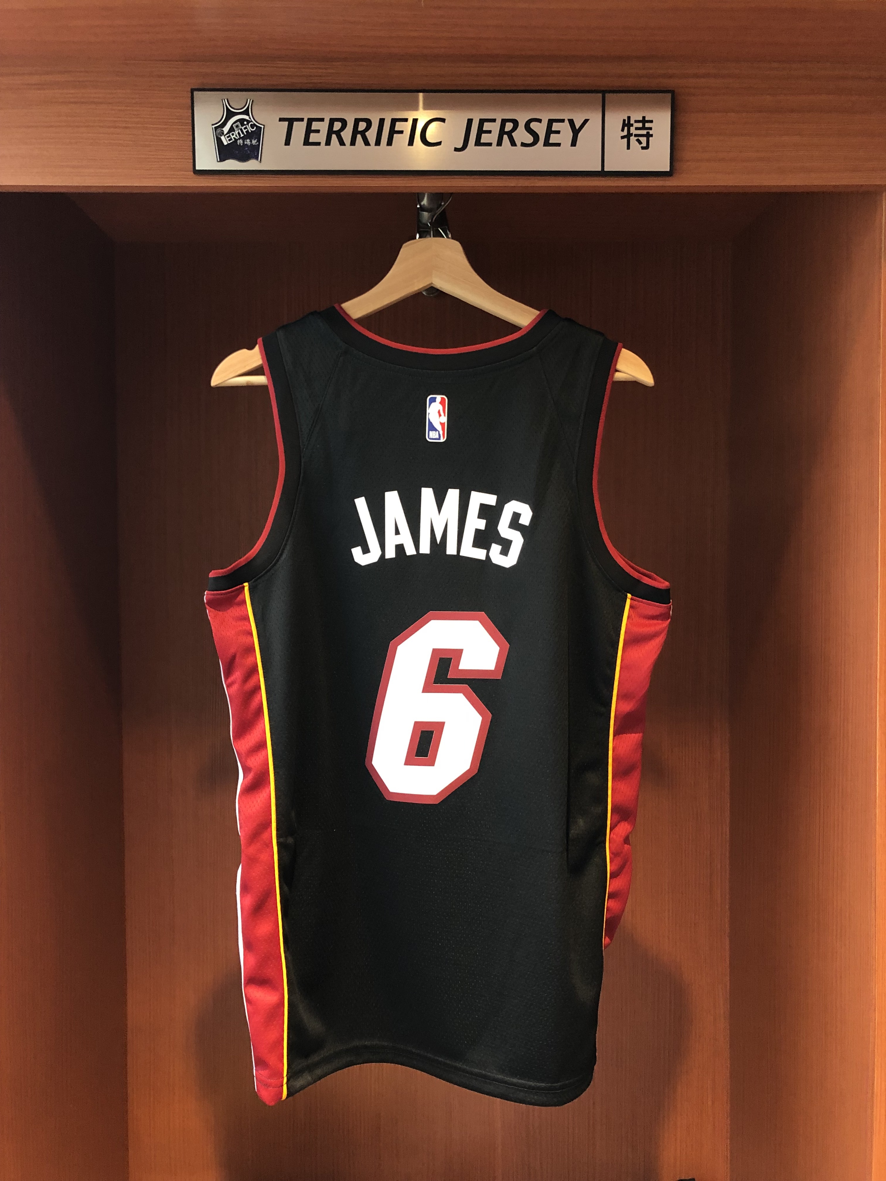 NBA球衣 Lebron James 邁阿密熱火黑 Icon Nike Swingman 球迷版 熱轉印 全新