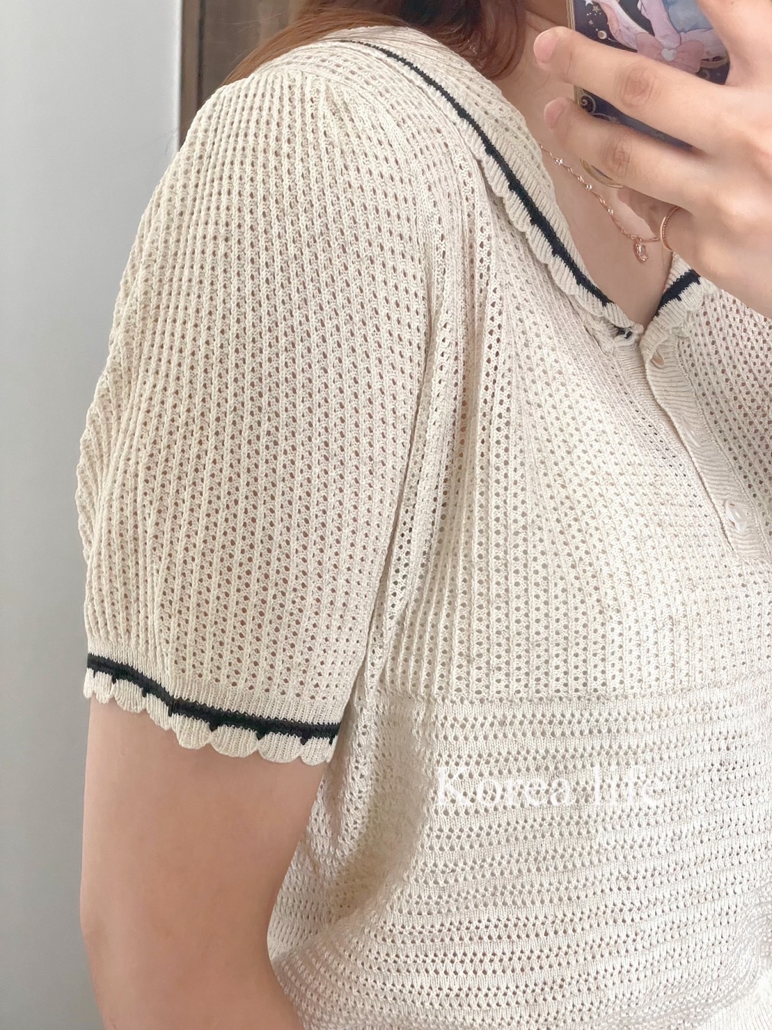 韓國連線-透網上衣