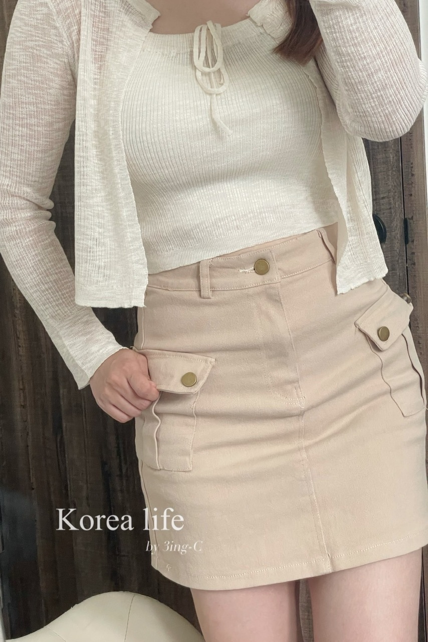 韓國連線-牛仔褲裙