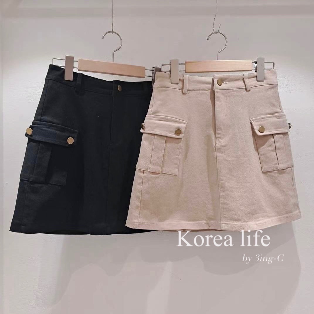 韓國連線-牛仔褲裙
