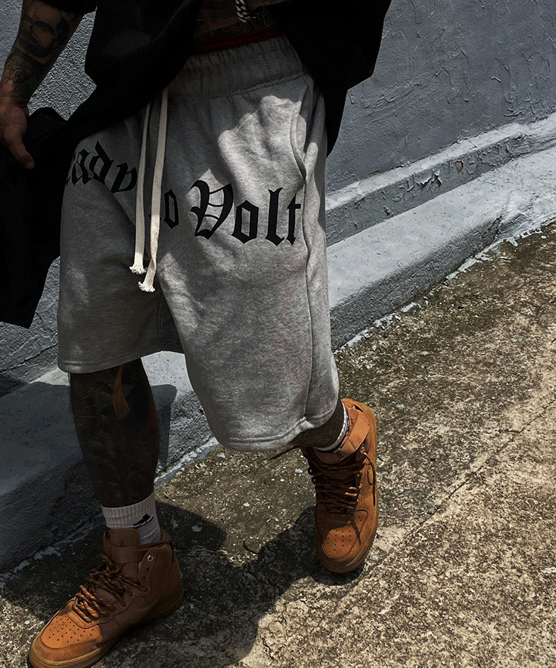 老款英倫風毛圈布短褲