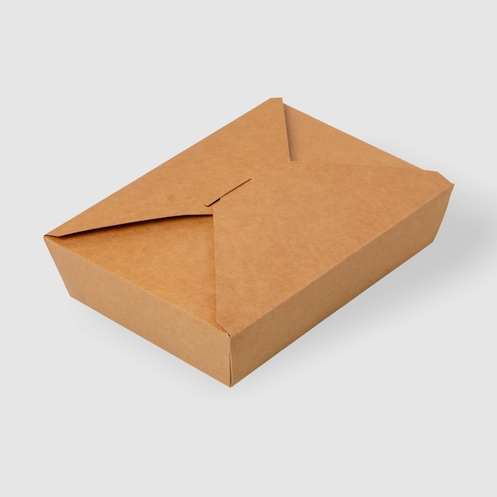 牛皮紙方形餐盒 1480ml 2號
