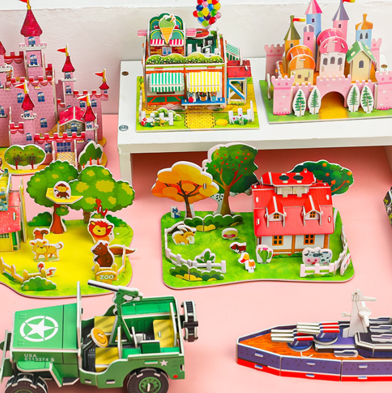 3D立體拼圖卡 A1767