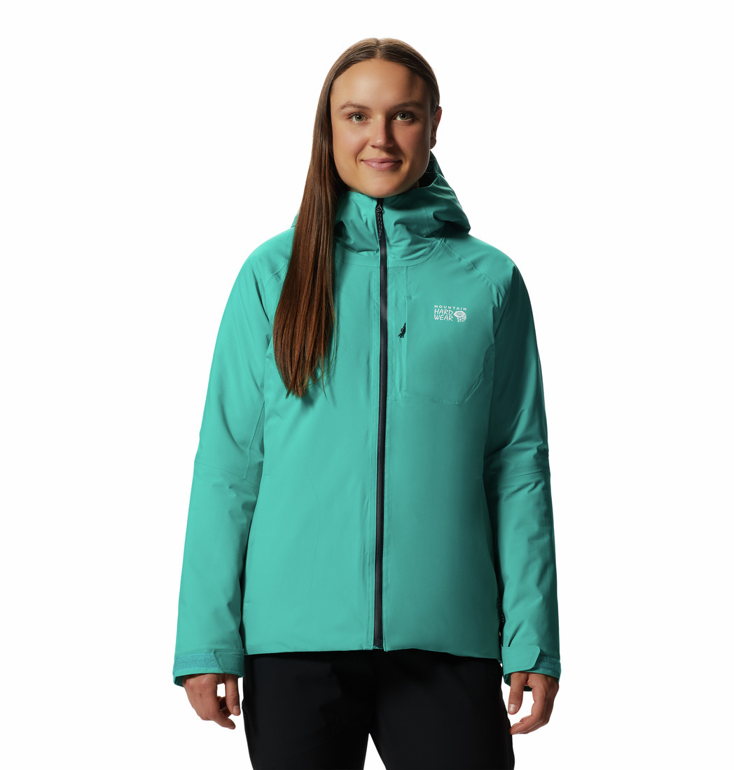 MHW 防水保暖外套 Stretch Ozonic Insulated Jacket 女 合成綠 (MHW2015861360)
