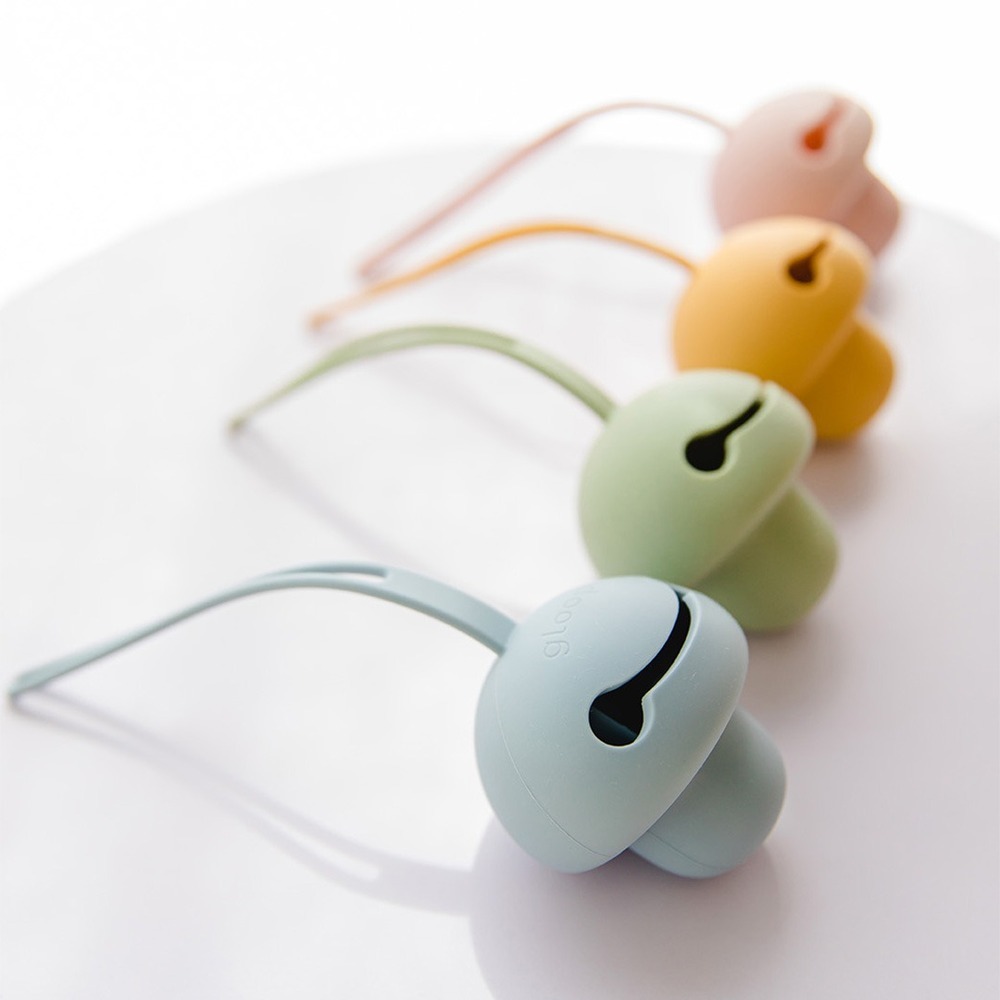 Gloop 嬰兒矽膠奶嘴盒 / 芒果黃