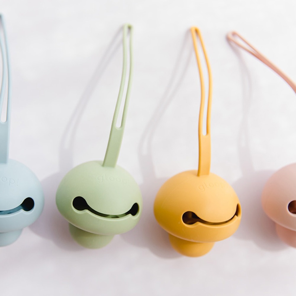 Gloop 嬰兒矽膠奶嘴盒 / 玫瑰粉