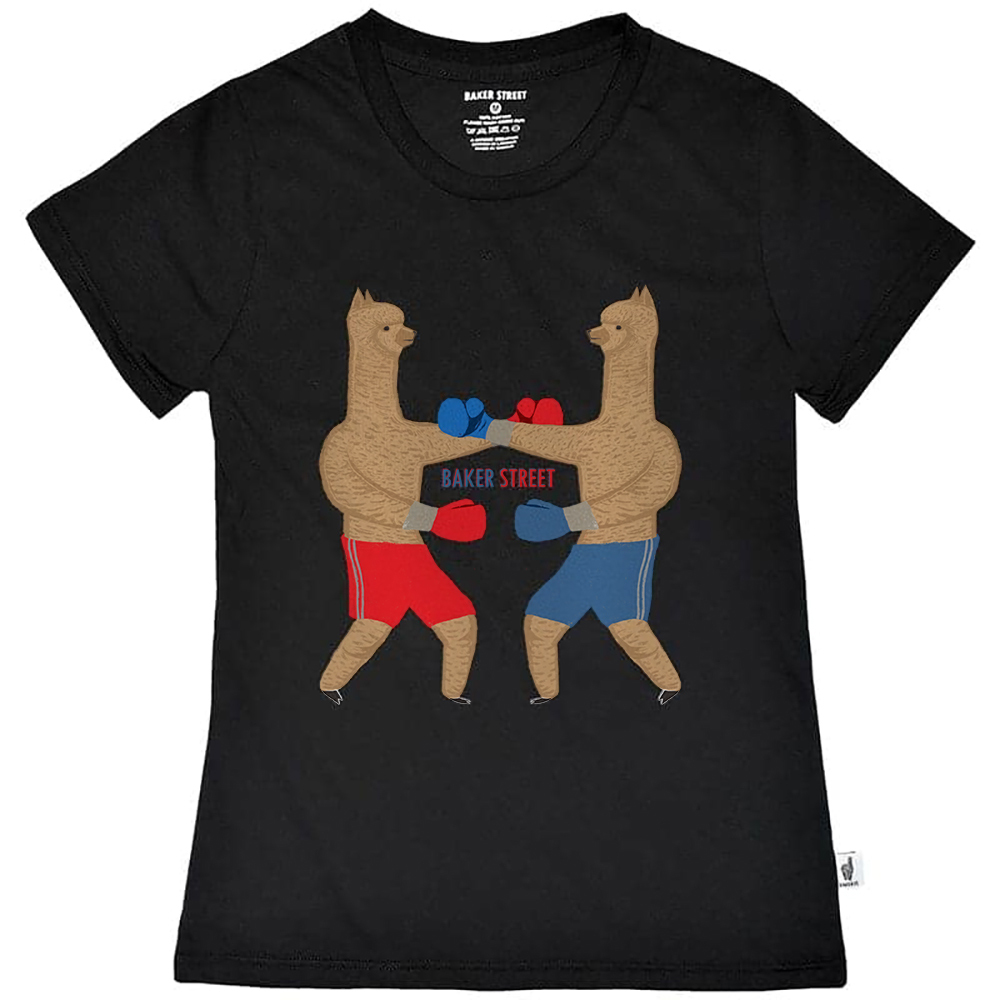 Boxing Alpaca 拳擊羊駝 女版短T