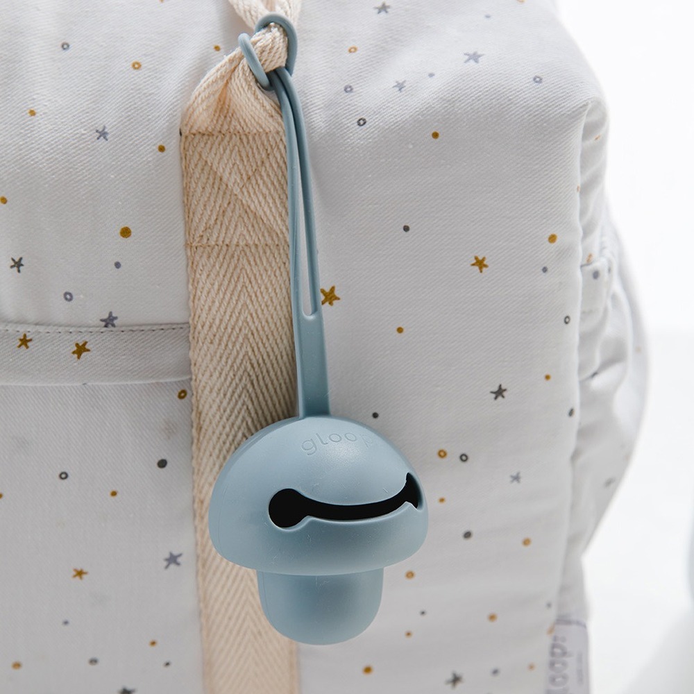 Gloop 嬰兒矽膠奶嘴盒 / 天空藍