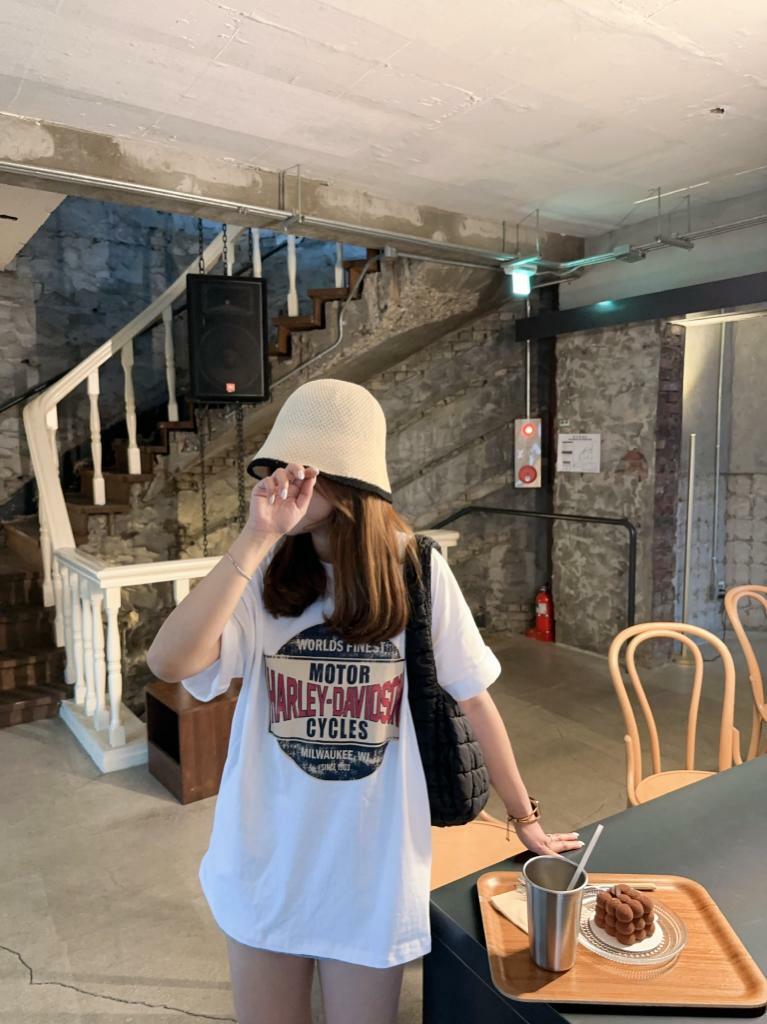 【熱賣款】超百搭拼邊漁夫帽 (淺杏)