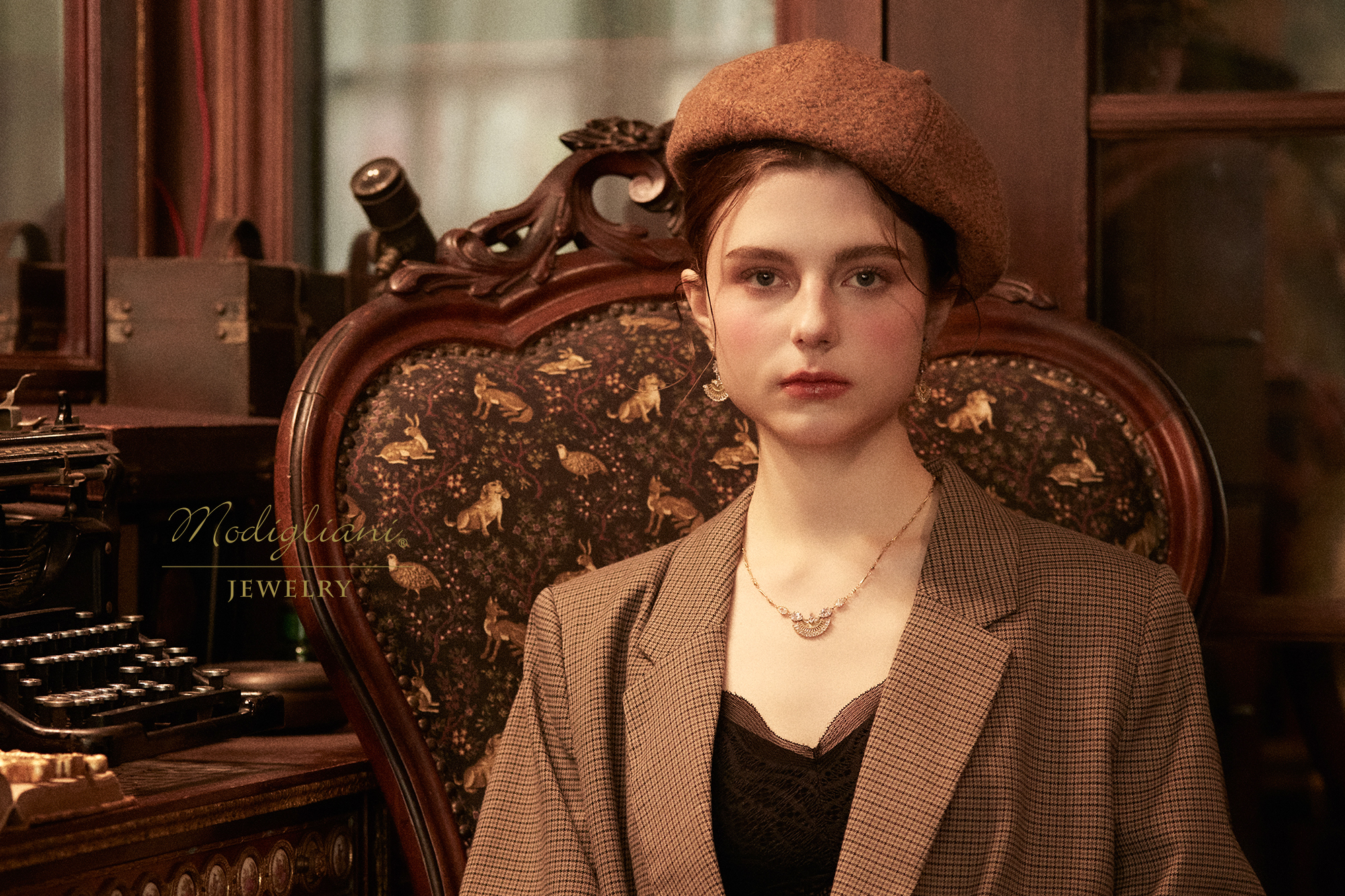 黃銅飾品,黃銅,高貴,項鍊,水滴,鋯石,氣質