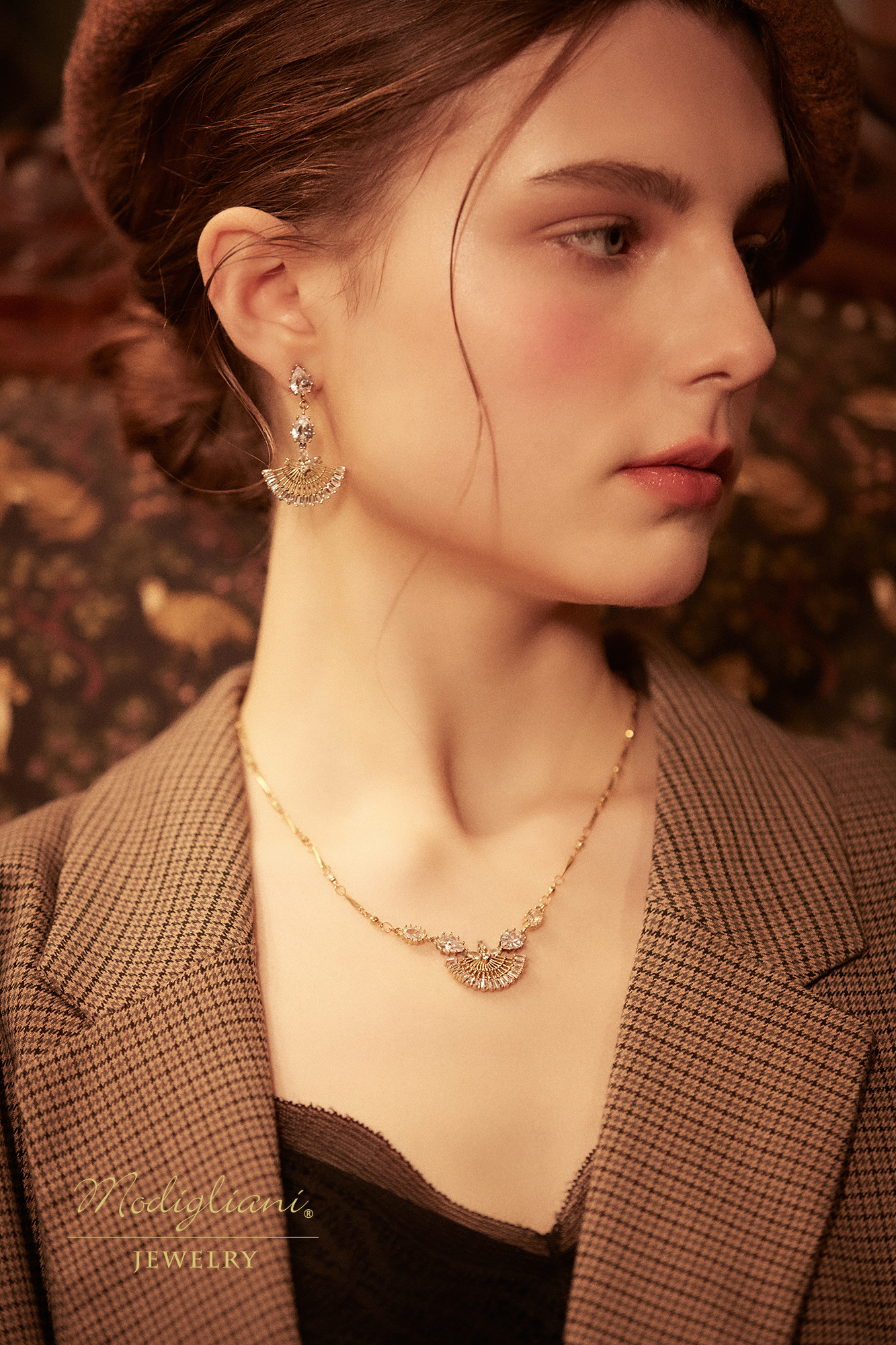 黃銅飾品,黃銅,高貴,氣質,耳環,垂墜式耳環,,鋯石,水滴