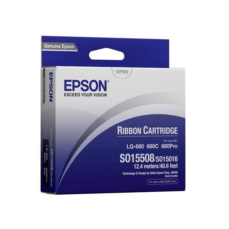 Epson LQ-680 PRO 原裝打印帶 色帶 # S015508/S015016