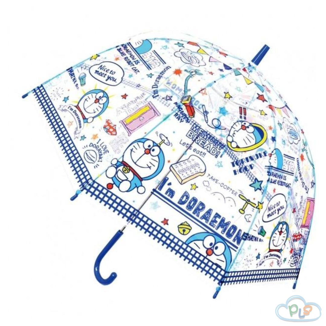 現貨 中童透明長傘55cm I’m Doraemon #21337