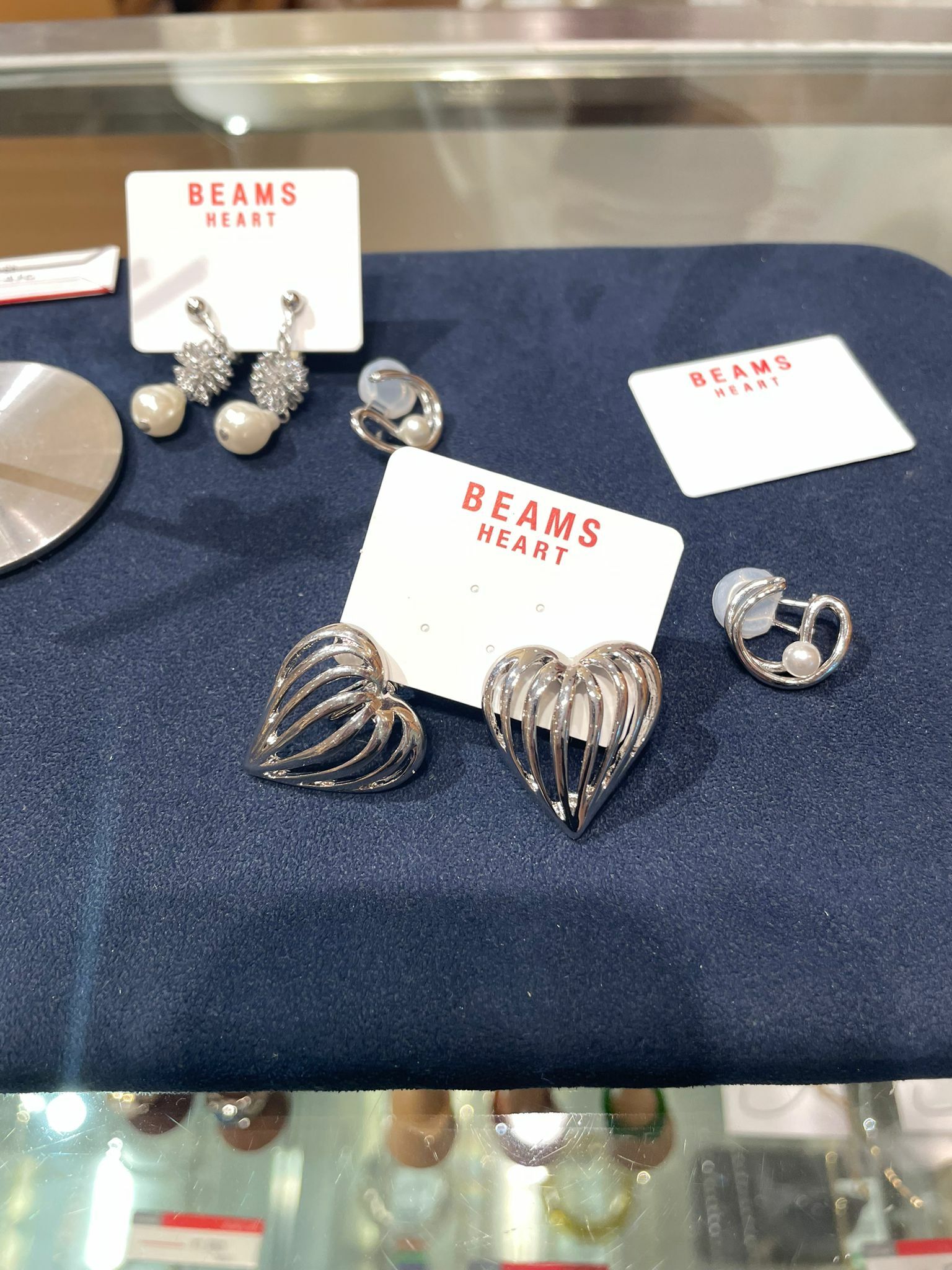 BEAMS HEART 夾耳款 心心