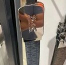 [S] MICHAEL KORS 36H9MBLY1V 34MM REVERSIBLE CUT TO SIZE SIGNATURE CANVAS PLAQUE BELT,ADMIRAL/PLBLUE, 196300527777 (SMK414)