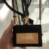 [S] MICHAEL KORS 35S3GTVD3L JET SET TRAVEL EW ID CARD CASE LANYARD LEATHER,BLACK, 196163774428 (SMK416)