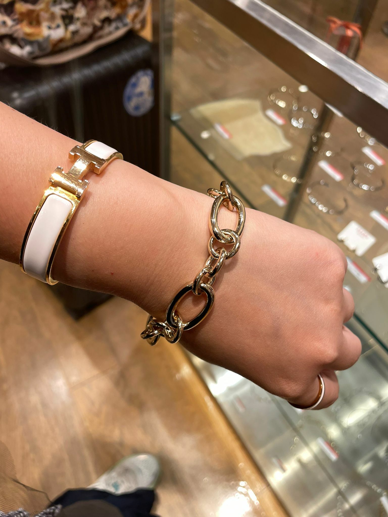 BEAMS HEART 混合鏈手鏈