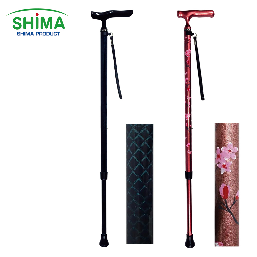 耆妙屋】日本SHIMA 全碳單點手杖SP｜老人拐杖長輩禮物推薦