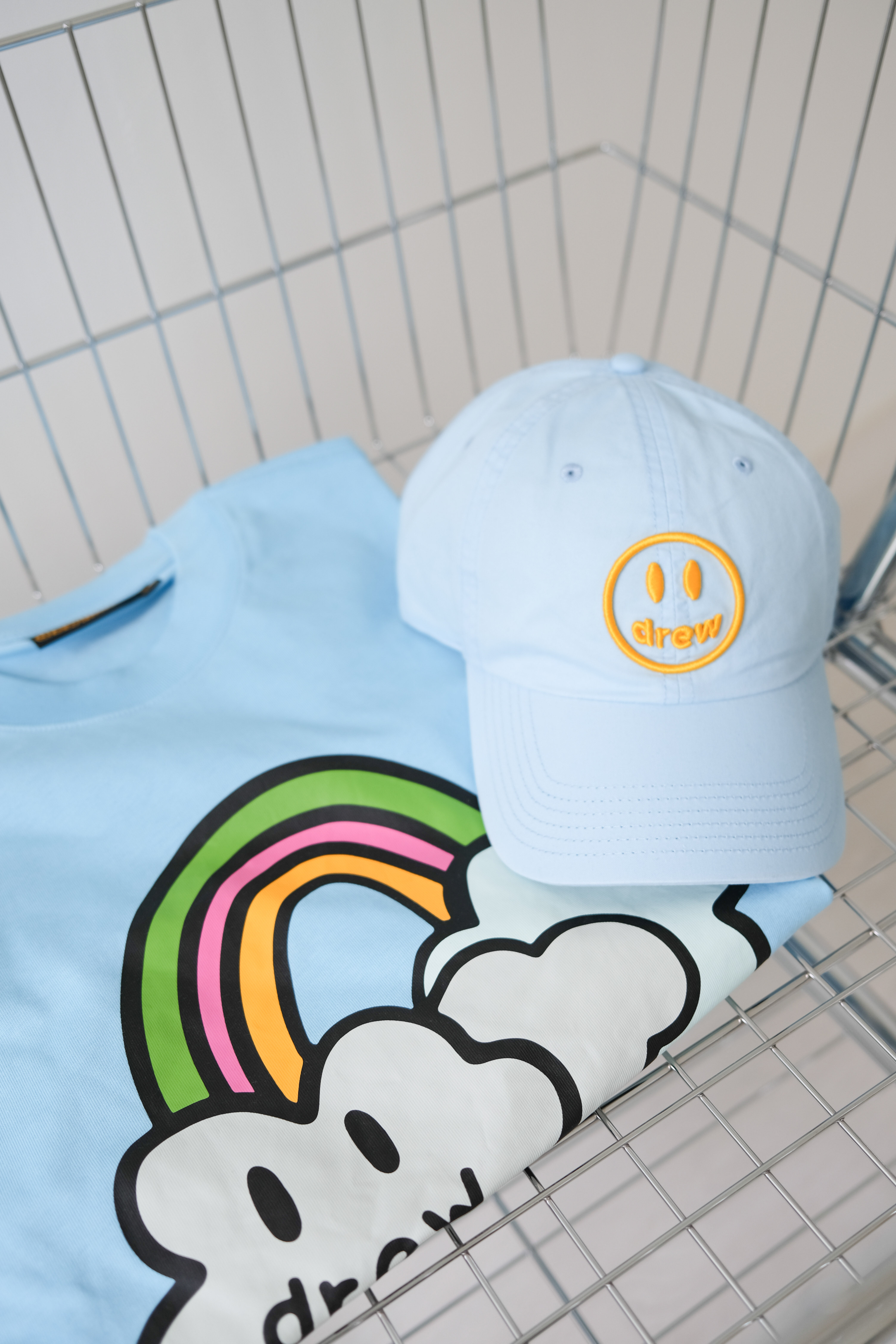 Drew house pacific blue刺繡帽