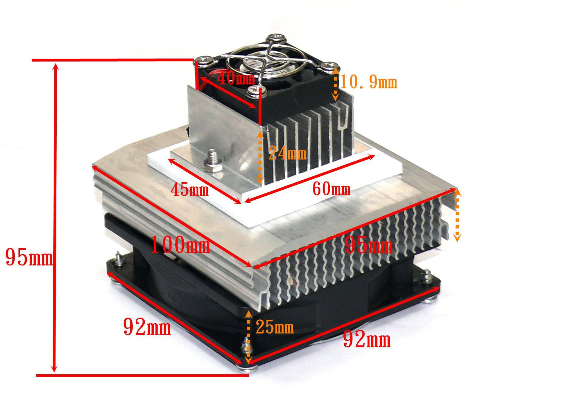 【UCI電子】(Z-3) 半導體製冷器套件 diy鋁板空調器1 2v除濕降溫實驗散熱小冰箱  製冷模組 製冷套裝