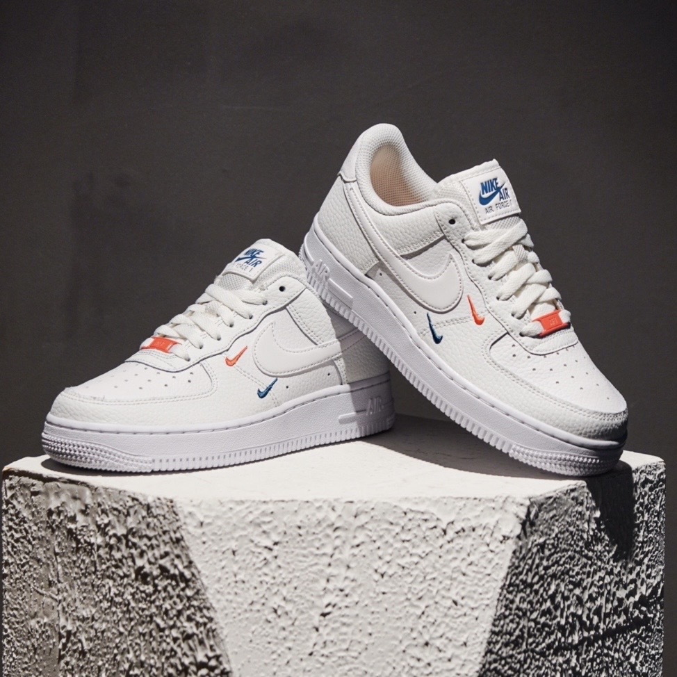 Nike Air Force 1 Low 邁阿密海豚 橙藍迷你勾 雙勾 CT1989-101
