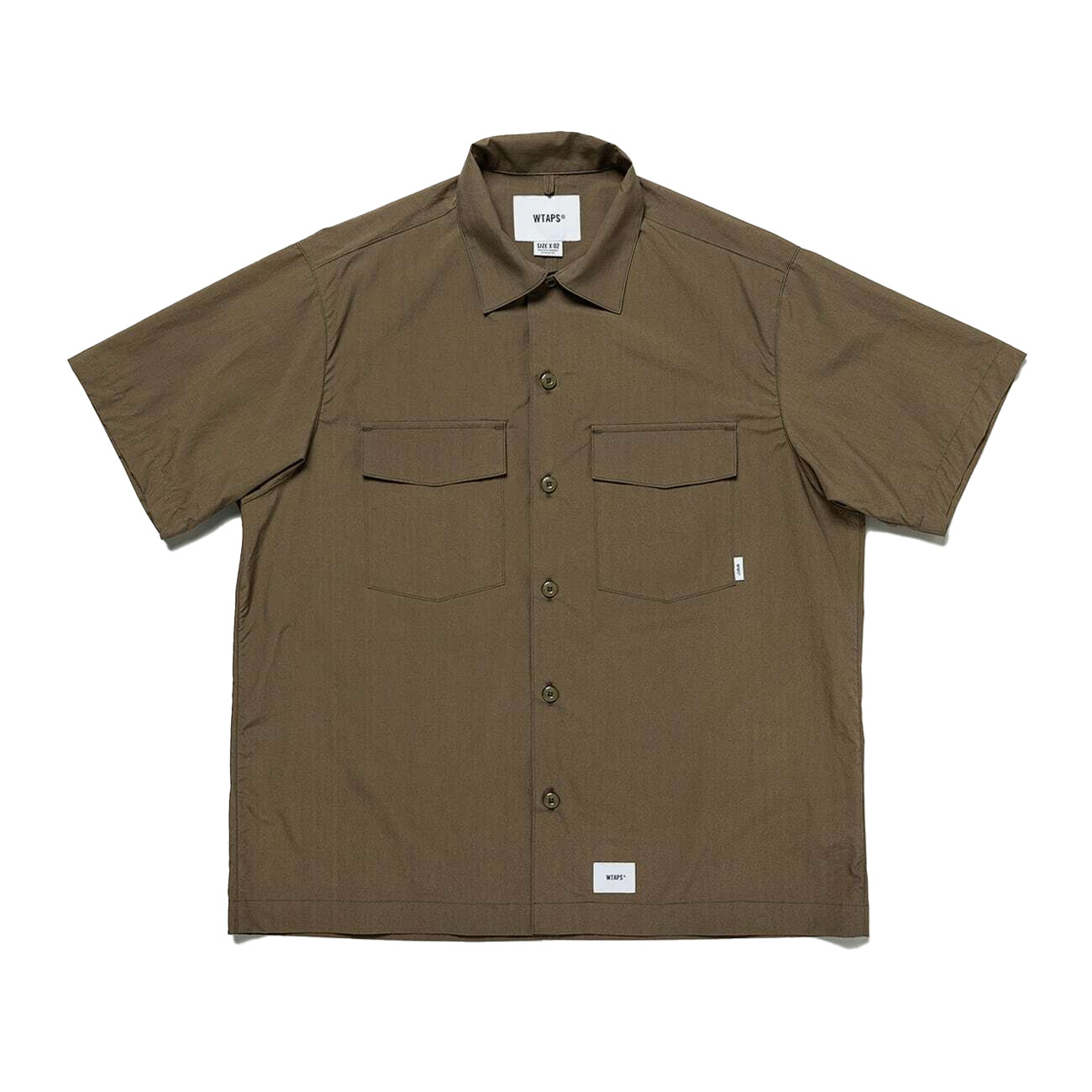 2023SS WTAPS CBW SS COTTON BROADCLOTH 軍襯衫短袖匹馬棉高密度現貨