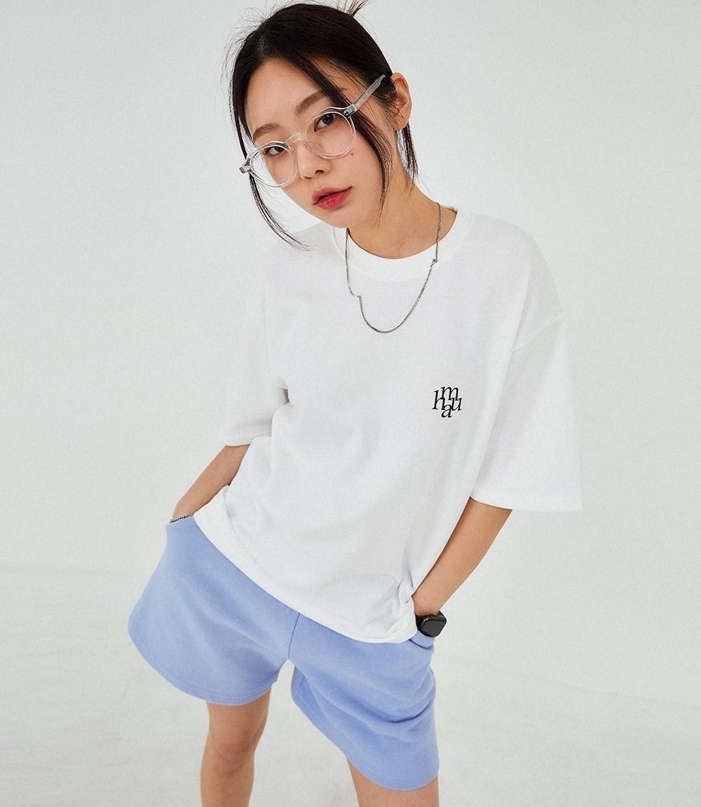 #現貨優惠 韓國 muahmuah 設計師 字母短踢 (MUT22931)