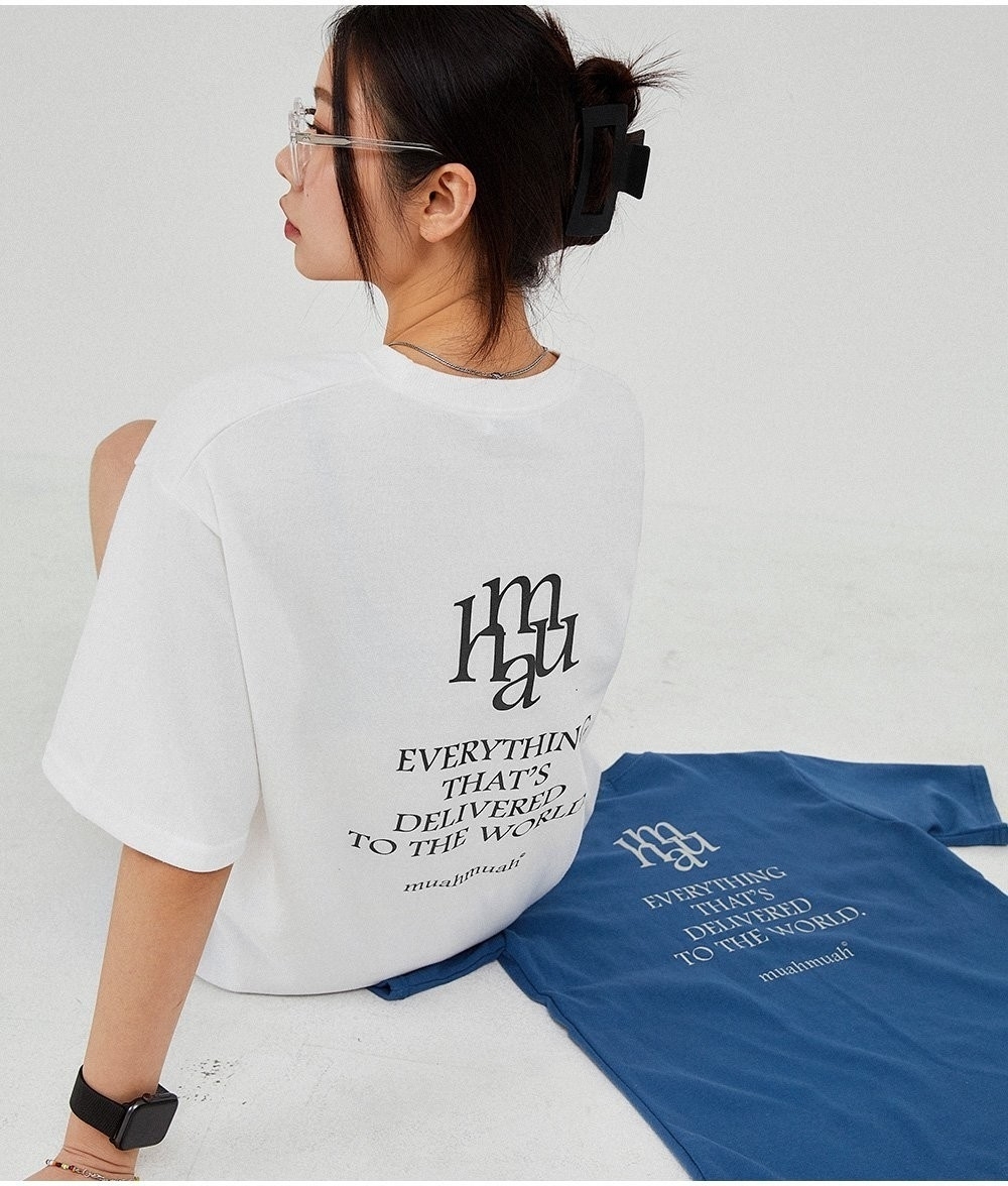 #現貨優惠 韓國 muahmuah 設計師 字母短踢 (MUT22931)