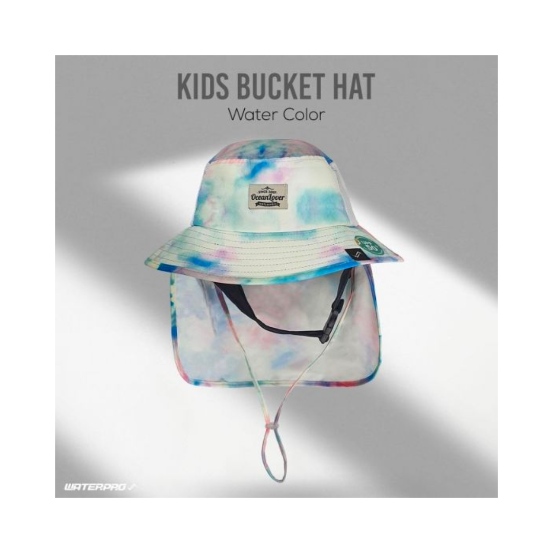 Water Pro 防潑水速乾 遮脖款 兒童漁夫帽