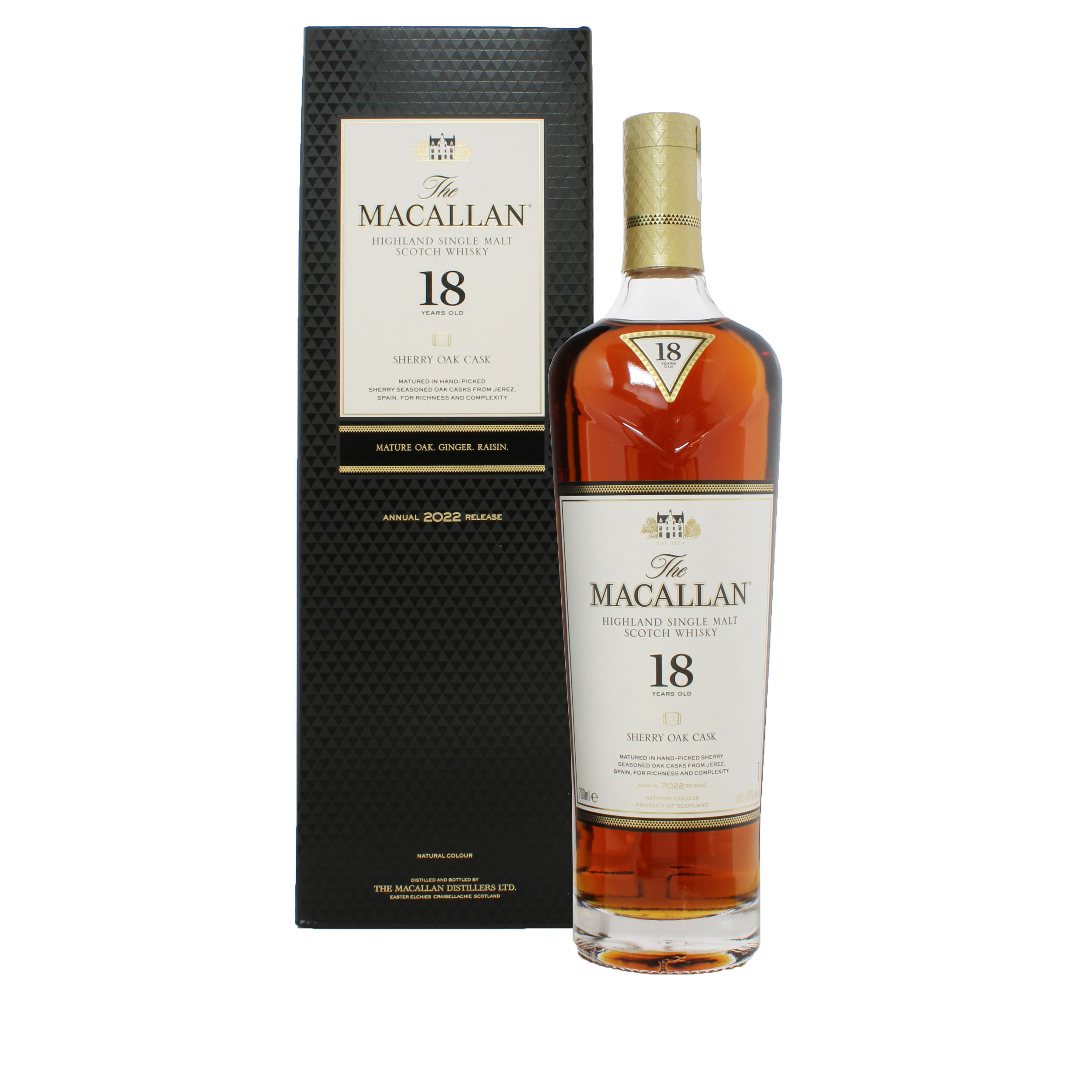 麥卡倫18年雪莉桶單一純麥威士忌Macallan 18 Years Sherry Cask Single M