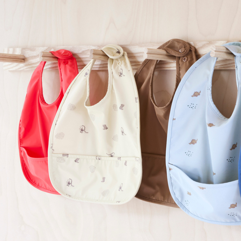 OYOY 圍兜2入組 / 恐龍家族