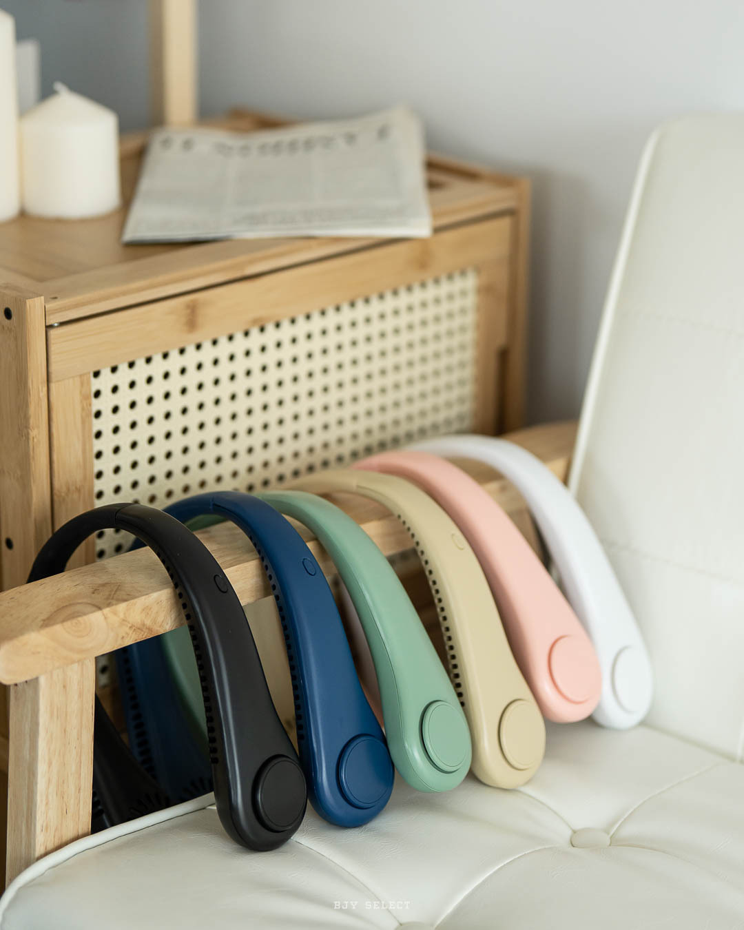 #現貨 HongJin 無葉掛脖風扇 頸掛式  三段風速 USB充電