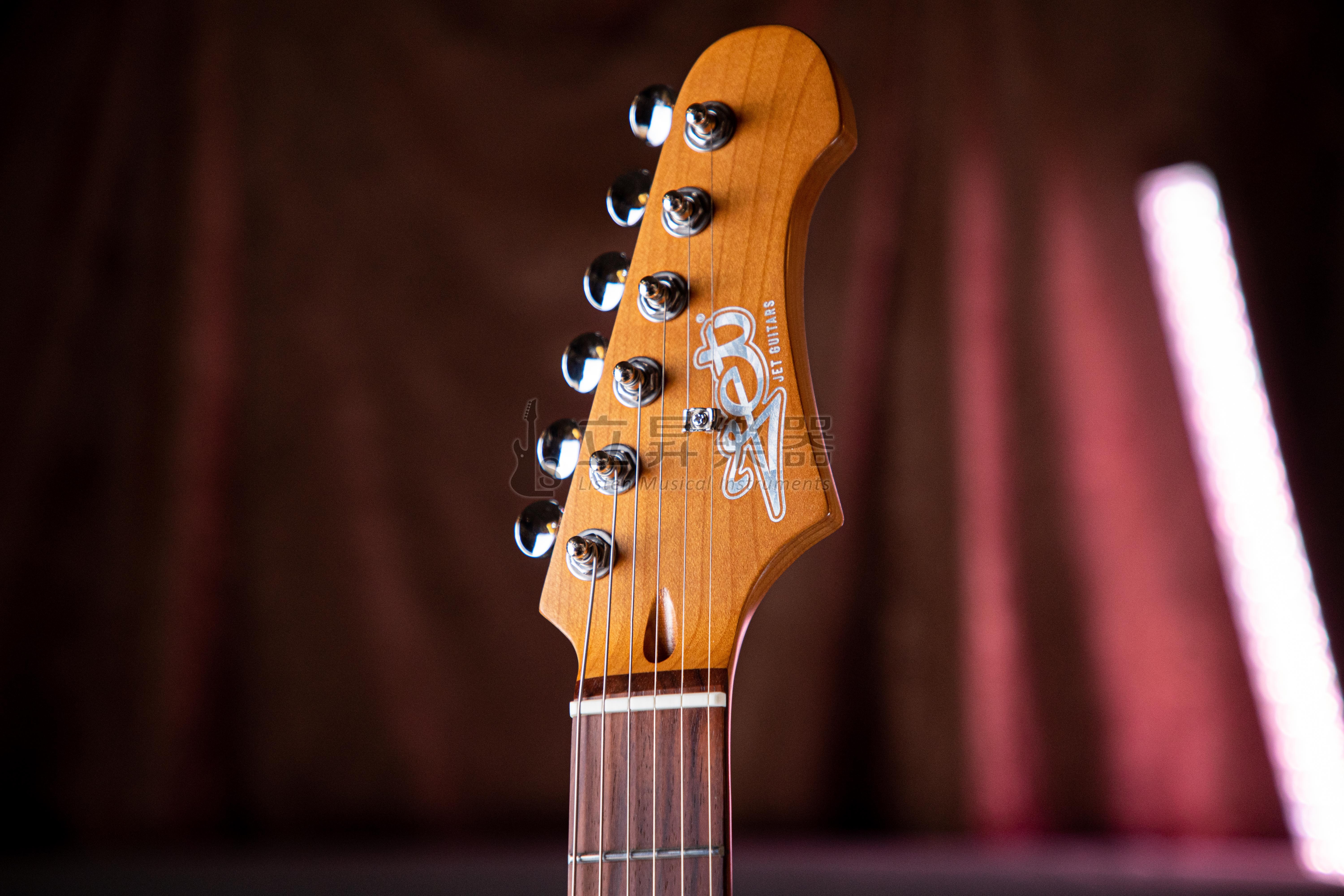 JET JET JT-300 BLR Telecaster SS 加拿大烤楓琴頸 玫瑰木指板 22格 無搖單單 粉藍色 第 5 張圖片｜三峽吉他 / Bass