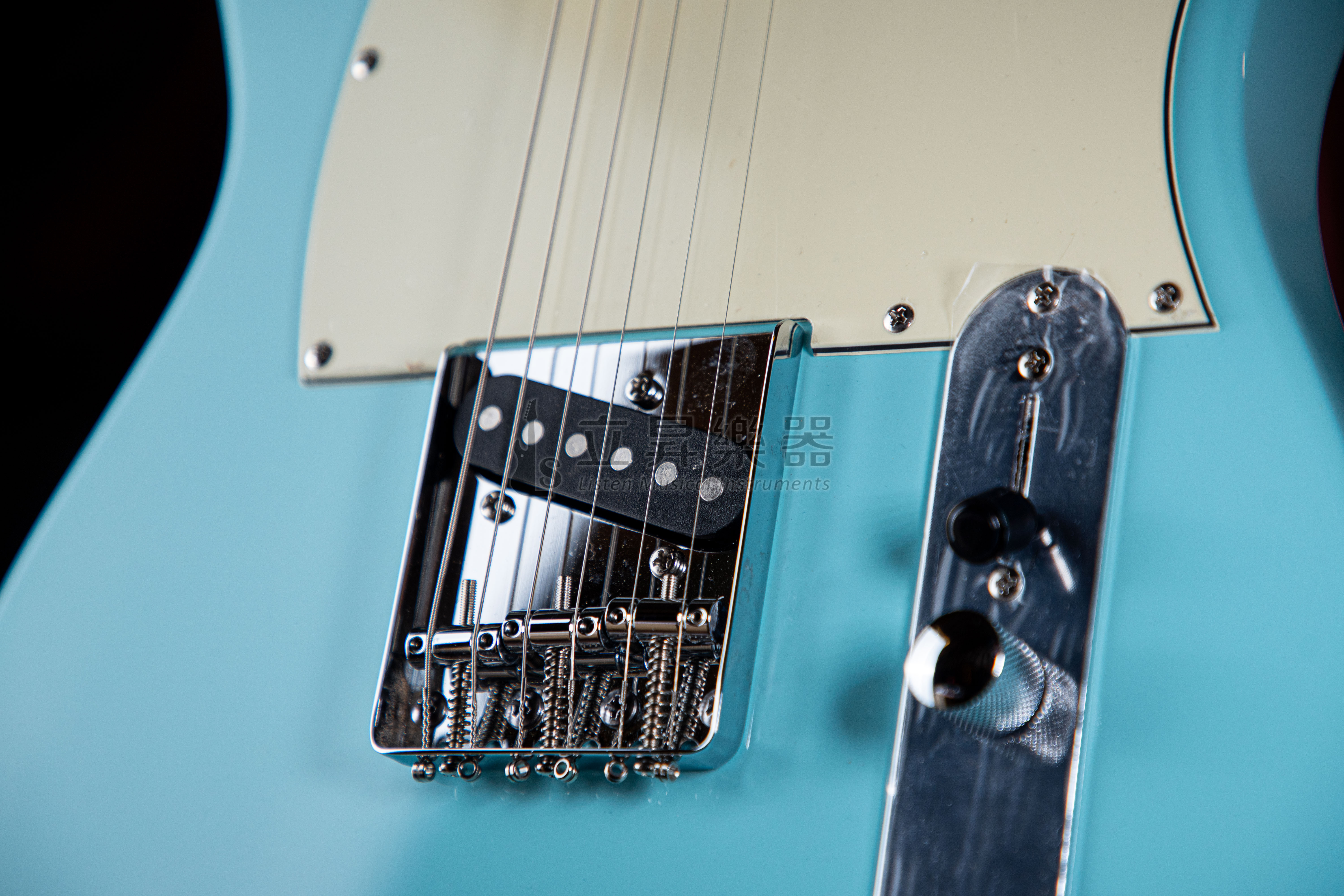 JET JET JT-300 BLR Telecaster SS 加拿大烤楓琴頸 玫瑰木指板 22格 無搖單單 粉藍色 第 3 張圖片｜三峽吉他 / Bass