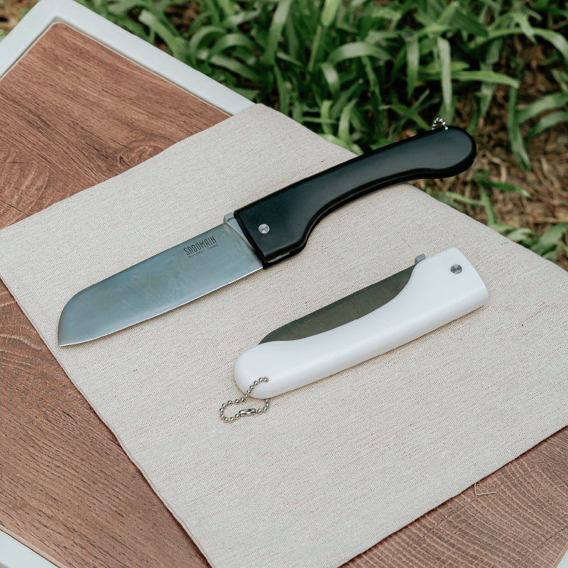 【仙德曼】戶外折合料理刀 (附專屬收納套)
