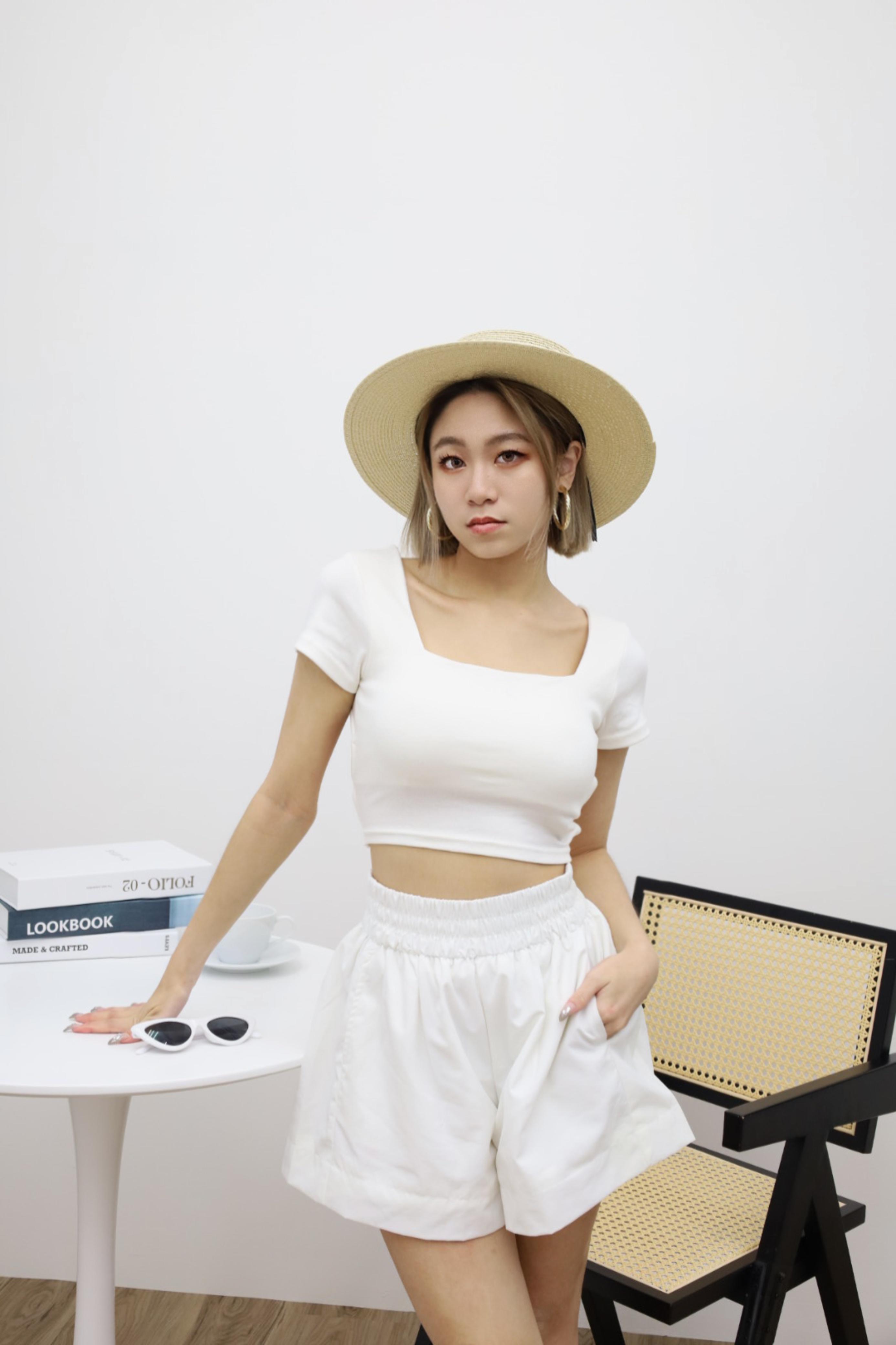 高腰顯瘦傘狀短褲