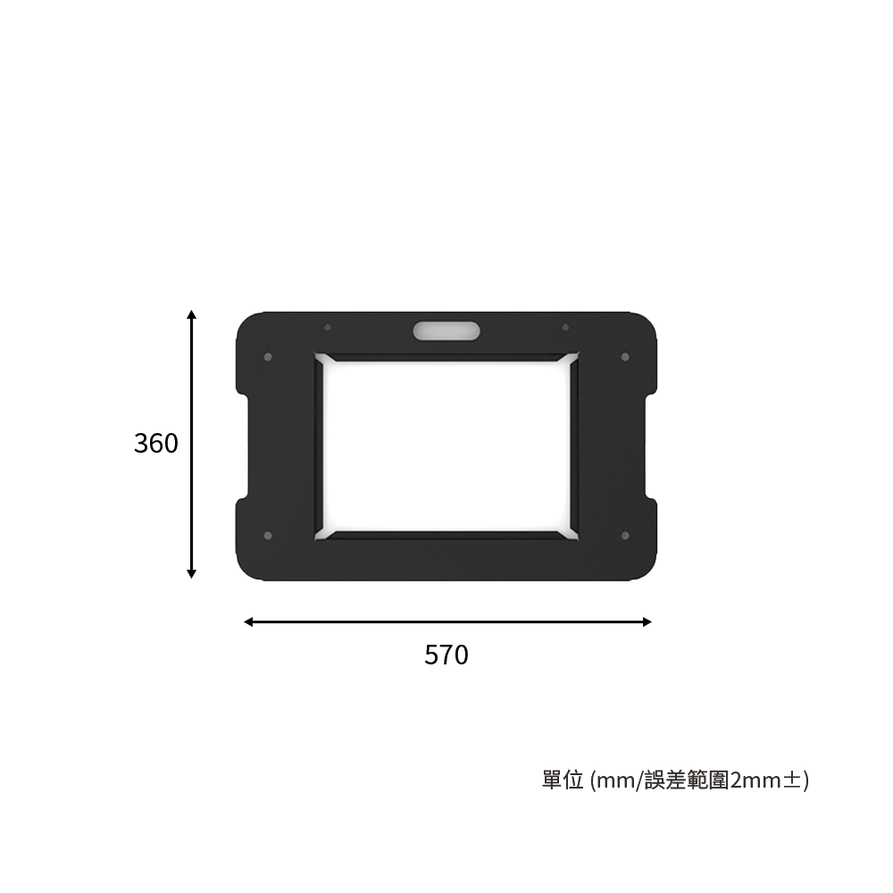 Comma Nine｜THOR IGT 邊框板｜經典黑