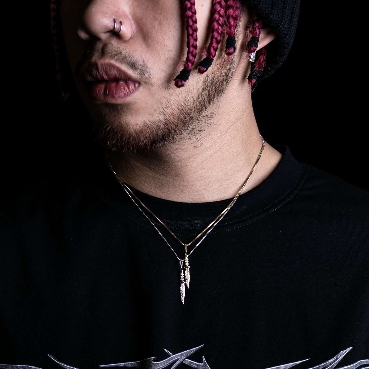 925純銀軍刀墜飾