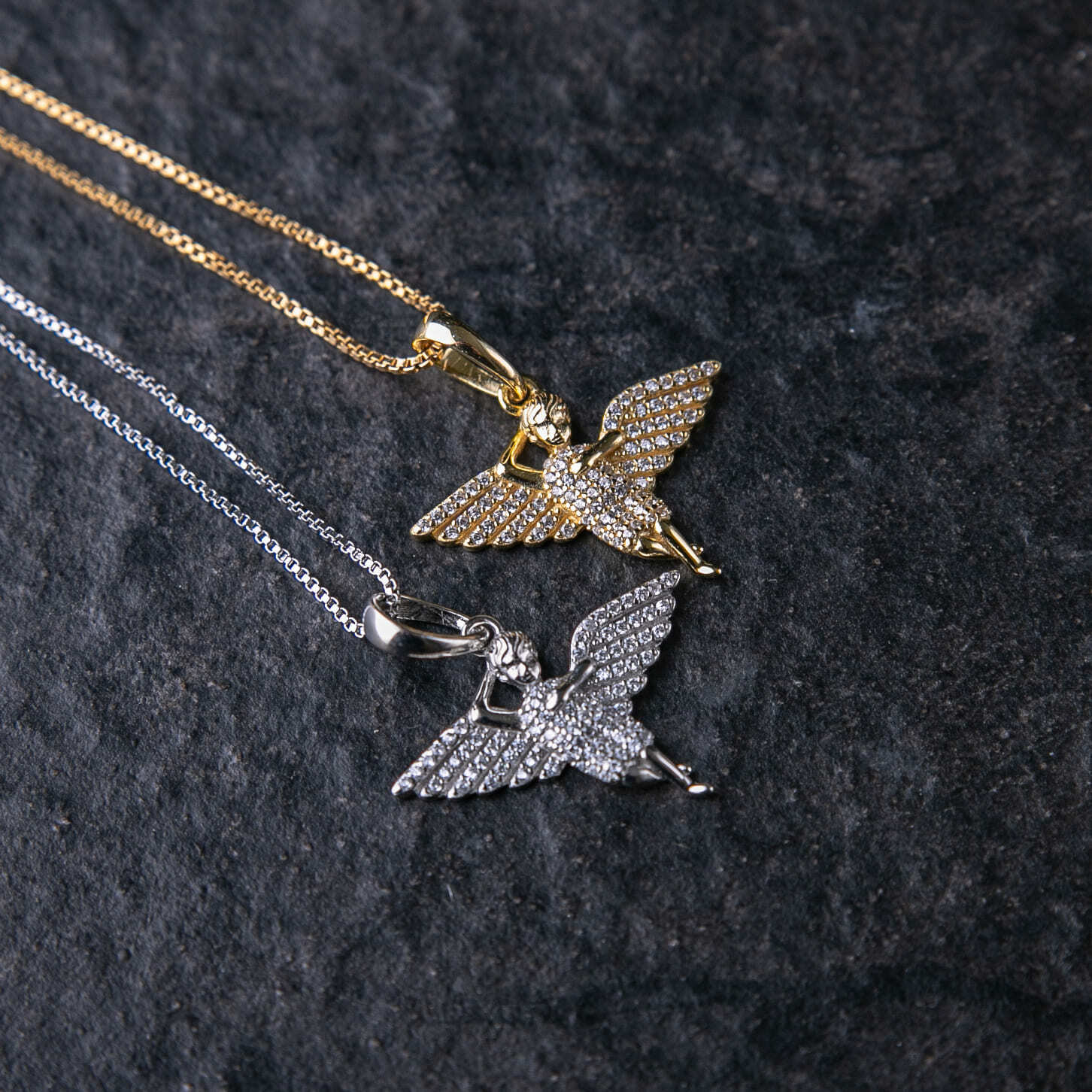 925純銀迷你天使墜飾